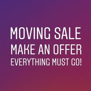 Moving sale!